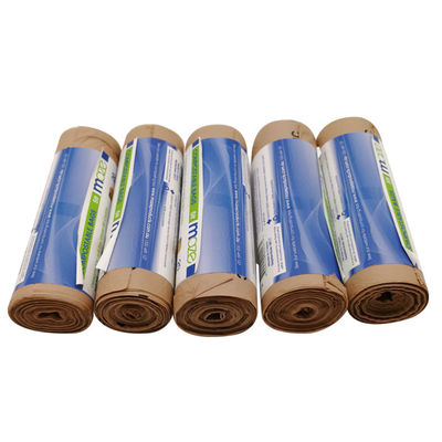Xử lý môi trường thân thiện bán buôn Cornstarch Custom Color In 100% Biodegradable Compostable Plastic Garbage Bags on Roll
