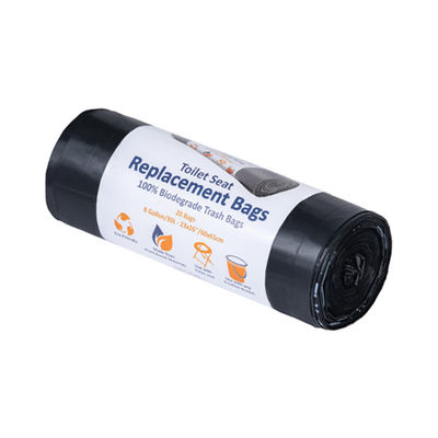 Giá tốt. 100% bột ngô phân hủy sinh học bán buôn chất lượng cao bền vững thân thiện với môi trường tùy chỉnh in túi rác trực tuyến