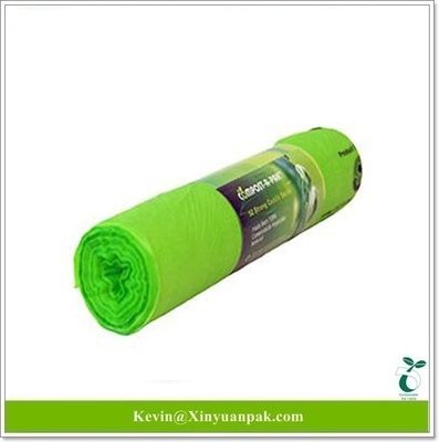 Giá tốt. Xử lý môi trường thân thiện bán buôn Cornstarch Custom Color In 100% Biodegradable Compostable Plastic Garbage Bags on Roll trực tuyến