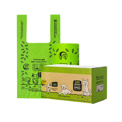 Giá tốt. Biodegradable compostable túi phân chó thân thiện với môi trường Tie tay cầm túi phân trực tuyến