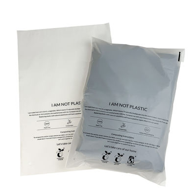 Giá tốt. 100% Biodegradable Compostable túi quần áo tự dán tùy chỉnh in trực tuyến
