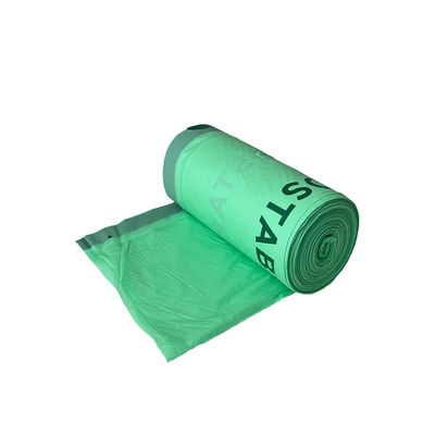 Giá tốt. Green Biodegradable Drawstring Thùng rác không độc với logo tùy chỉnh trực tuyến