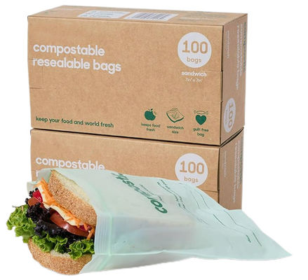 Giá tốt. Các túi đông lạnh có kích thước gallon có thể phân hủy 100%, túi lưu trữ thực phẩm có khả năng phân hủy sinh học, phù hợp với rau, trái cây hoặc thịt trực tuyến