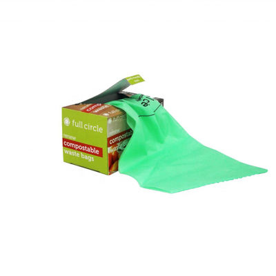 Giá tốt. Nhập xưởng bán buôn bền vững 100% tinh bột ngô phân hủy sinh học tùy chỉnh in cao nhà bếp compostable thùng rác Liner túi cho phế liệu thực phẩm trực tuyến